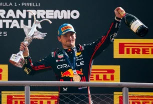 Verstappen supera McLaren e vence agitado GP da Itália de Fórmula 1; Bortoleto termina em 8º