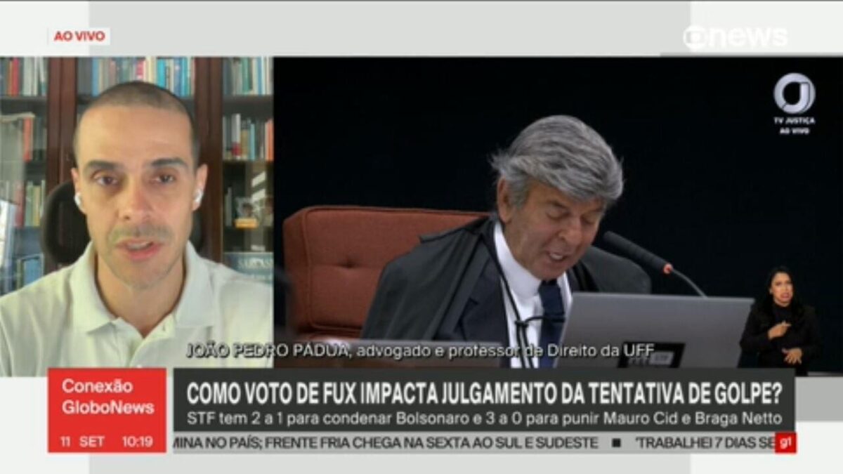 Voto de Fux sobre Bolsonaro é semelhante ao do caso Débora do Batom