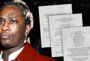 Young Thug pede desculpas a Drake, 21 Savage, Lil Baby, Mariah, o cientista em nova música