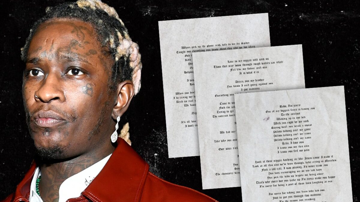 Young Thug pede desculpas a Drake, 21 Savage, Lil Baby, Mariah, o cientista em nova música