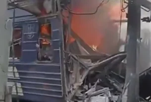 Ataque russo a estação ferroviária deixa vários feridos na Ucrânia