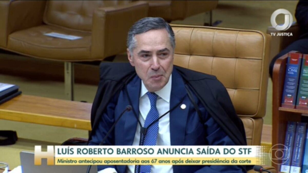 Barroso formaliza pedido de aposentadoria antecipada e ficará na Corte até sábado