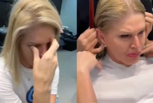 Em tratamento contra o câncer de mama, Val Marchiori se emociona ao cortar os cabelos