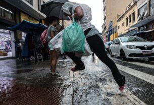 Frente fria muda o tempo e favorece chuvas no estado de São Paulo