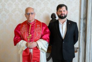 Leão XIV recebe em audiência o presidente do Chile