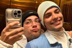 Lucas Rangel e Lucas Bley comemoram nascimento da filha, Mia, nos Estados Unidos