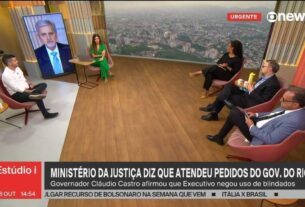 Megaoperação no Rio: Ministério da Justiça diz que tem atendido a todos pedidos do governo estadual