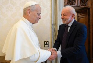 Papa recebe o presidente Luiz Inácio Lula da Silva no Vaticano