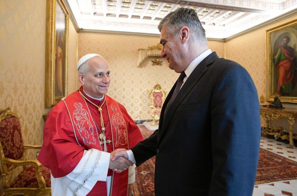 Papa recebe presidente da República da Croácia