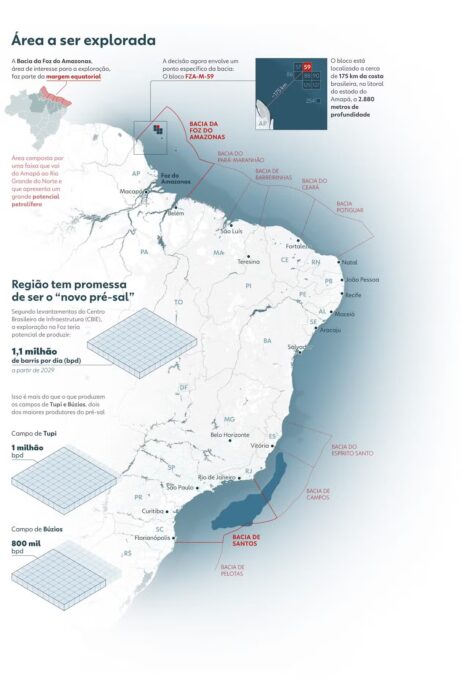 Petrobras recebe aval do Ibama para perfurar poço exploratório na Foz do Amazonas
