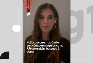 Políticos correm atrás de soluções para segurança no RJ com eleição batendo à porta