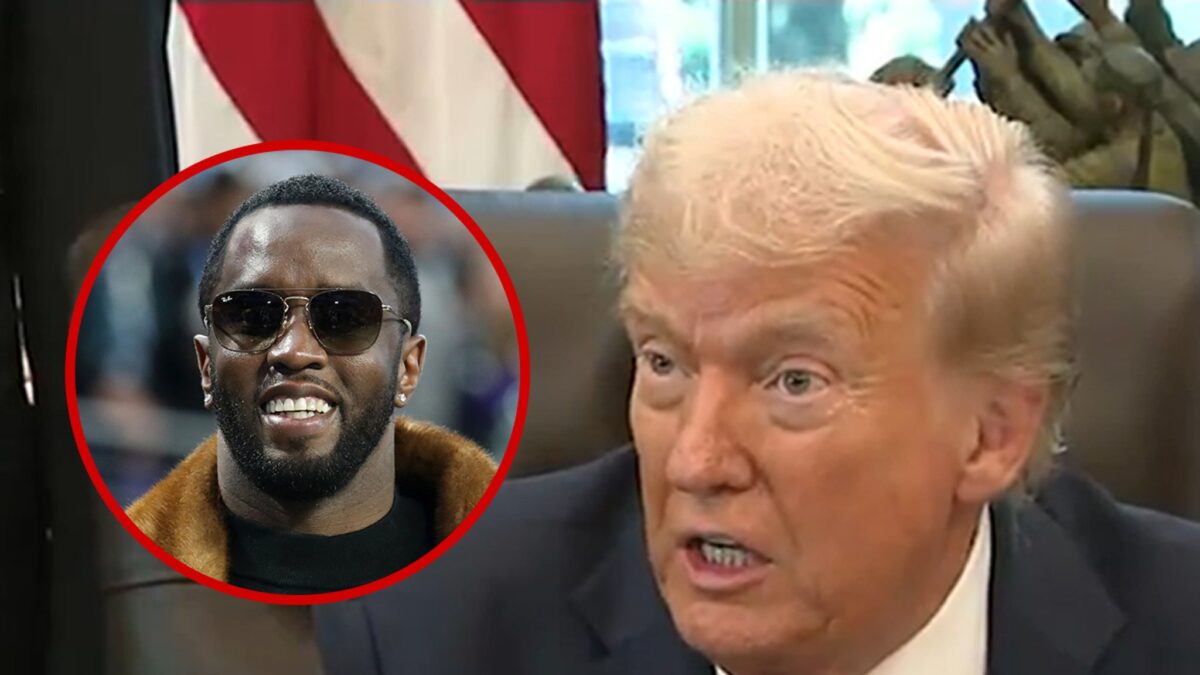Presidente Trump diz que Diddy pediu perdão