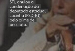 STJ anula condenação por peculato de deputada