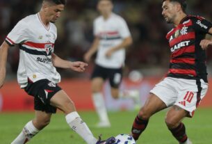 Buscando a liderança do Brasileiro, Flamengo enfrenta o São Paulo