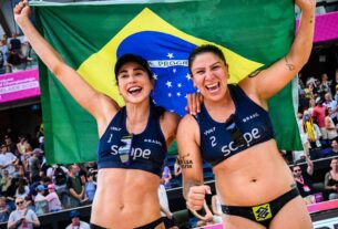 Carol Soberg e Rebecca faturam bronze no Mundial de vôlei de praia