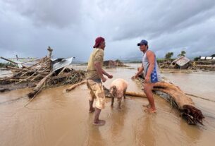 Depois do Kalmaegi, passagem do tufão Fung-wong deixa rastro de destruição nas Filipinas