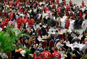 O Jubileu feito caridade: o almoço com os pobres