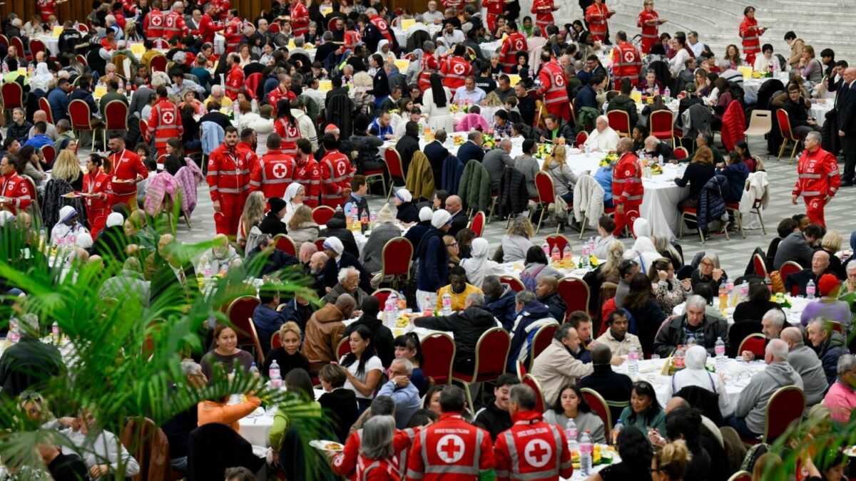 O Jubileu feito caridade: o almoço com os pobres