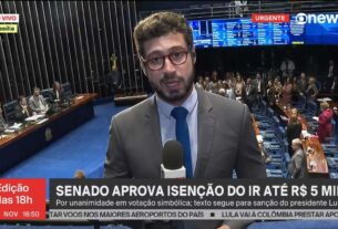 Senado aprova o projeto que isenta do IR quem ganha até R$ 5 mil por mês