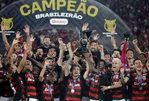 Ranking da CBF: Flamengo segue líder e Corinthians sobe para segundo