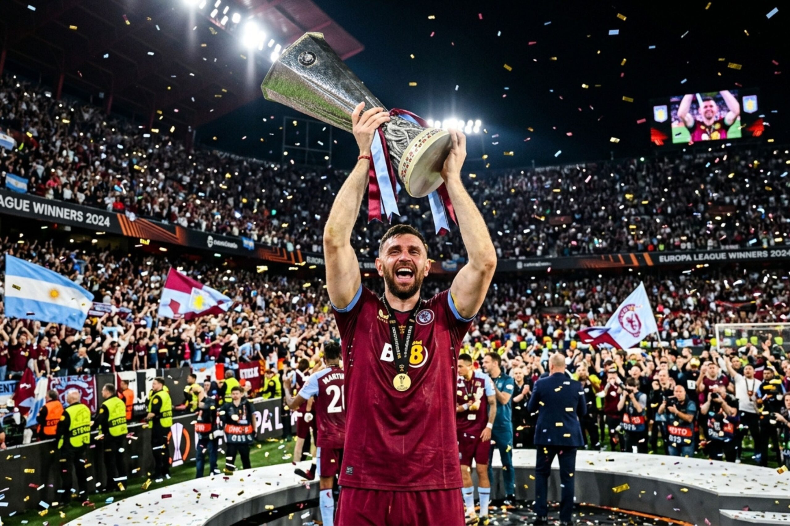 Herói com Dedo Quebrado: Emi Martinez Supera a Dor e Aston Villa Conquista a Liga Europa
