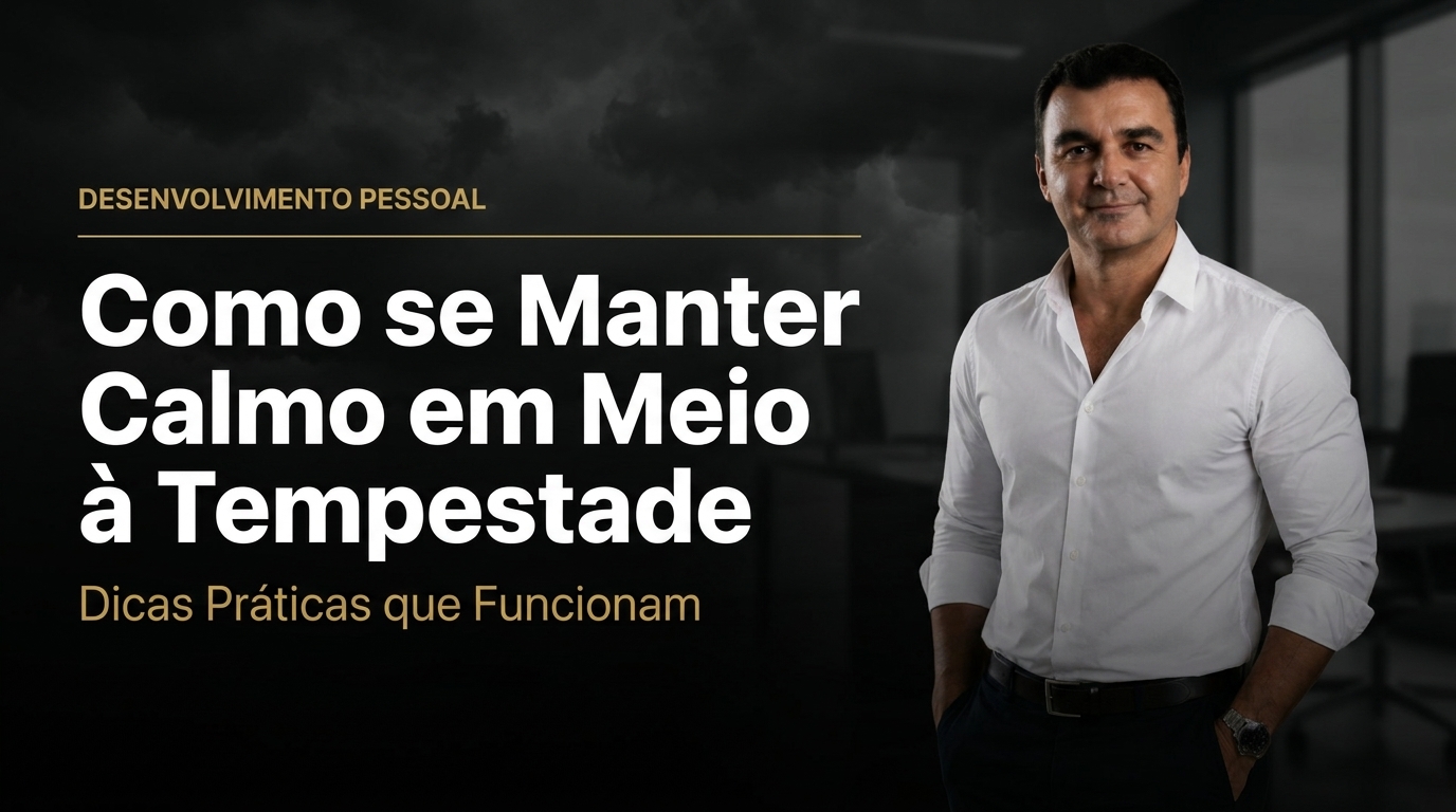 Como se Manter Calmo em Meio à Tempestade (Dicas Práticas)