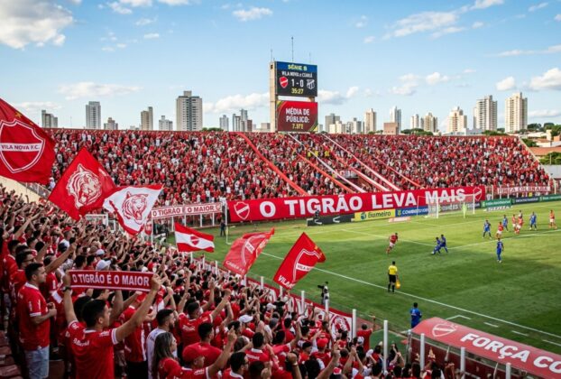 Vila Nova traz mais torcedores ao estádio que Goiás e Atlético-GO na Série B; veja os números
