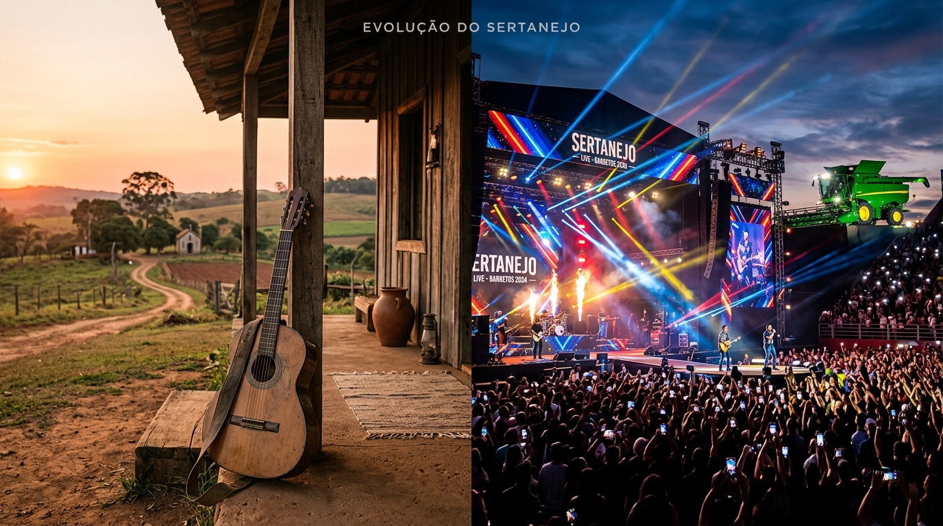 Do Modão ao Agronejo: Como a Música Sertaneja Conquistou Mais de 40% do Mercado Fonográfico e Virou a Trilha Sonora do Brasil Do Modão ao Agronejo: Como a Música Sertaneja Conquistou Mais de 40% do Mercado Fonográfico e Virou a Trilha Sonora do Brasil