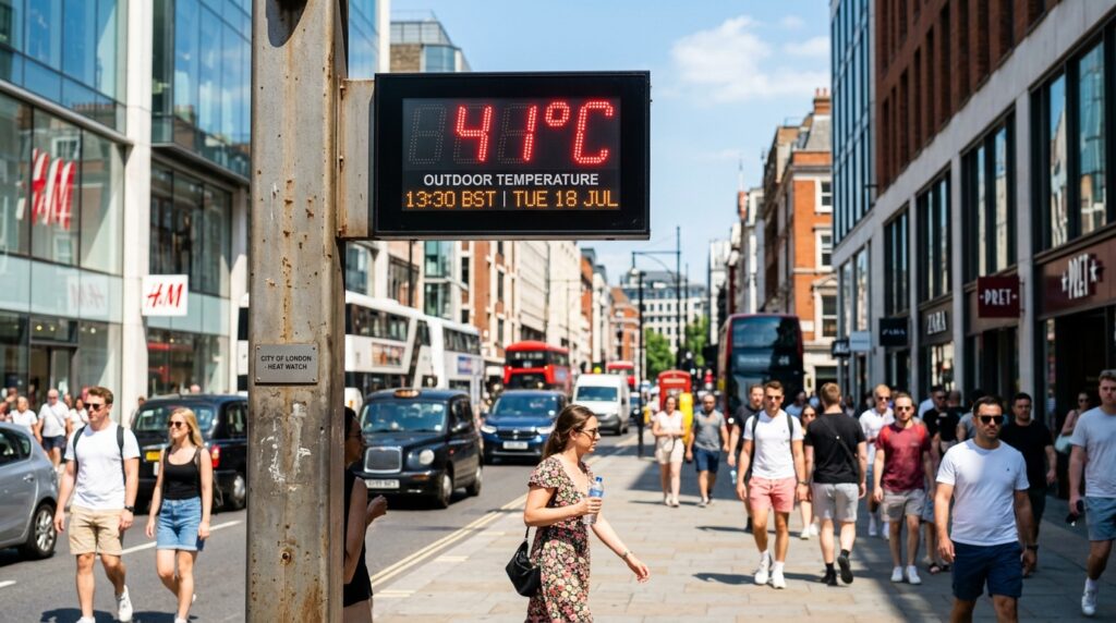 Termômetro marca temperaturas elevadas no estado de Goiás sob alerta do Inmet.