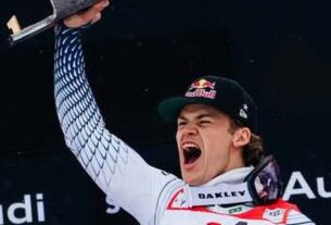 Lucas Pinheiro abre temporada com ouro no slalom gigante na Áustria